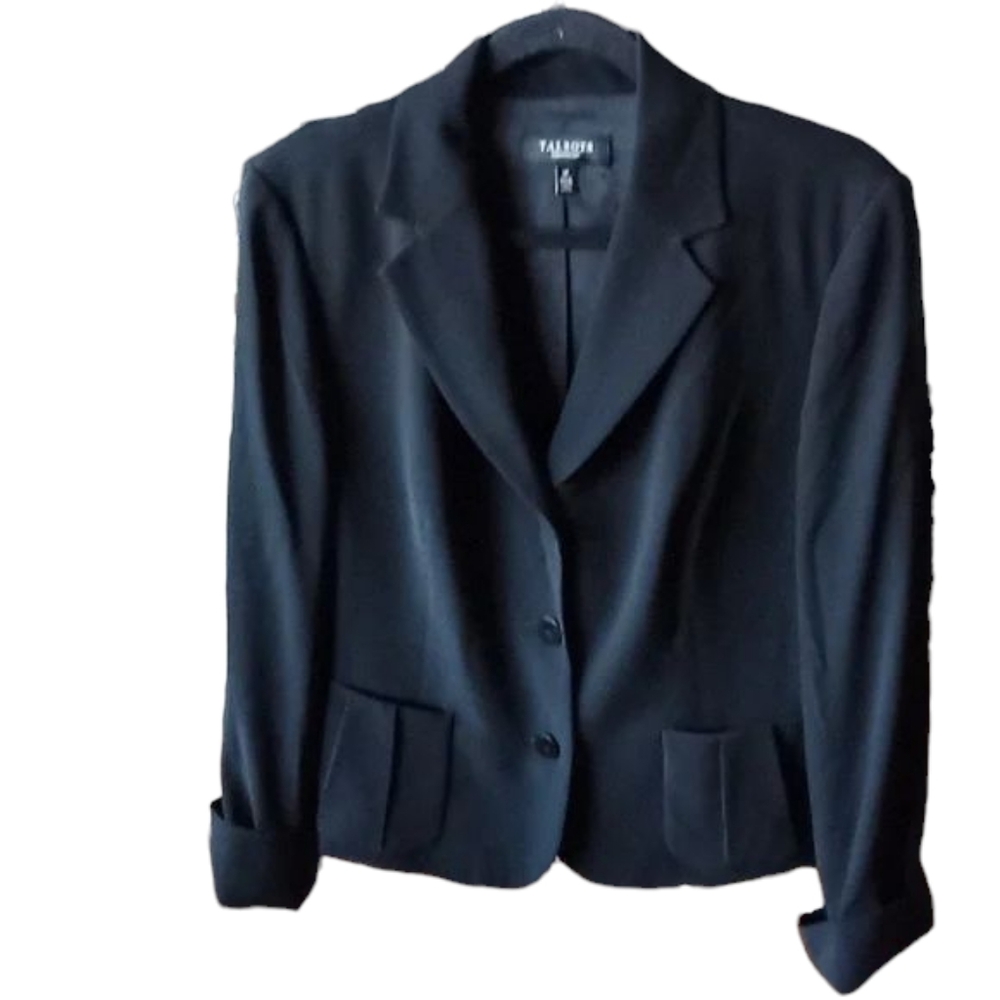 Talbots Black Blazer Professional Tailored Suit Jacket
